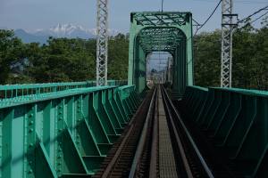 大糸線の穂高川橋梁