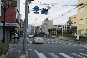 上諏訪宿本陣跡付近