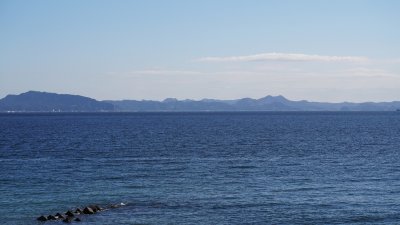 長沢海岸に到着