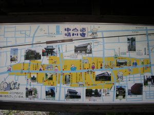 桶川宿案内図